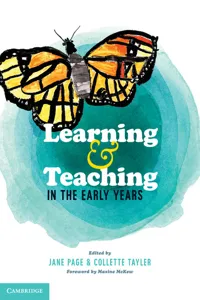 Learning and Teaching in the Early Years_cover