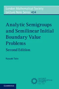 Analytic Semigroups and Semilinear Initial Boundary Value Problems_cover