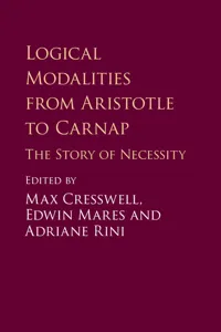 Logical Modalities from Aristotle to Carnap_cover