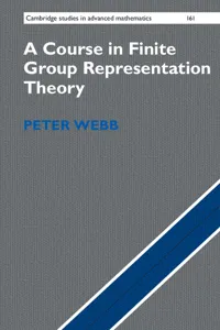 A Course in Finite Group Representation Theory_cover