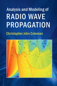 Analysis and Modeling of Radio Wave Propagation_cover