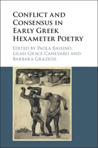 Conflict and Consensus in Early Greek Hexameter Poetry_cover