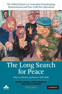 The Long Search for Peace: Volume 1, The Official History of Australian Peacekeeping, Humanitarian and Post-Cold War Operations_cover