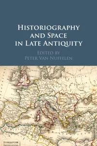 Historiography and Space in Late Antiquity_cover