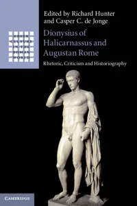 Dionysius of Halicarnassus and Augustan Rome_cover