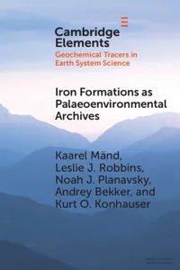 Iron Formations as Palaeoenvironmental Archives_cover