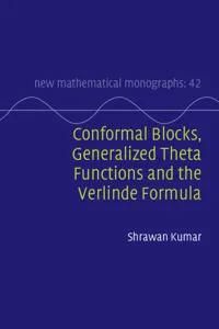 Conformal Blocks, Generalized Theta Functions and the Verlinde Formula_cover