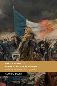 The Shaping of French National Identity_cover