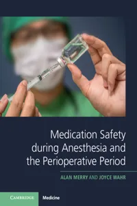 Medication Safety during Anesthesia and the Perioperative Period_cover