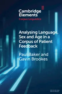 Analysing Language, Sex and Age in a Corpus of Patient Feedback_cover