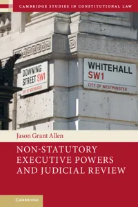 Non-Statutory Executive Powers and Judicial Review_cover
