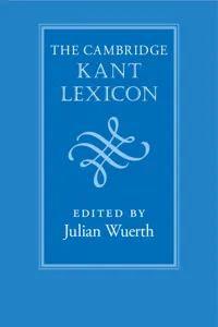 The Cambridge Kant Lexicon_cover