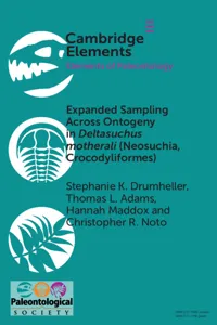 Expanded Sampling Across Ontogeny in Deltasuchus motherali_cover