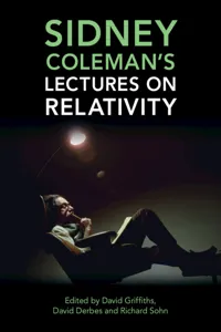 Sidney Coleman's Lectures on Relativity_cover