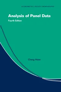 Analysis of Panel Data_cover