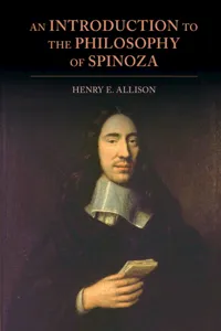 An Introduction to the Philosophy of Spinoza_cover