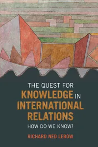 The Quest for Knowledge in International Relations_cover