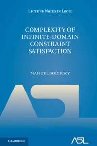 Complexity of Infinite-Domain Constraint Satisfaction_cover