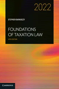 Foundations of Taxation Law 2022_cover