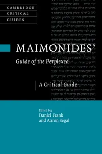 Maimonides' Guide of the Perplexed_cover