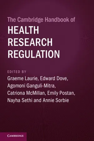 The Cambridge Handbook of Health Research Regulation