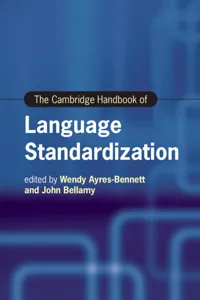 The Cambridge Handbook of Language Standardization_cover