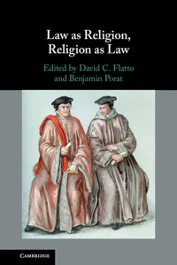 Law as Religion, Religion as Law_cover