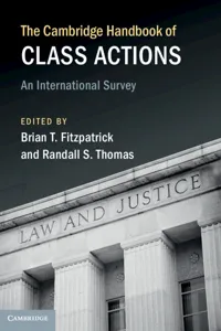 The Cambridge Handbook of Class Actions_cover