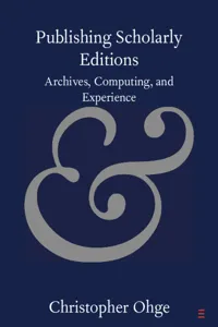 Publishing Scholarly Editions_cover