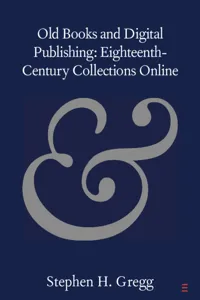 Old Books and Digital Publishing: Eighteenth-Century Collections Online_cover