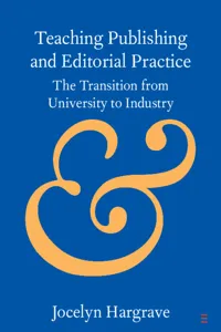 Teaching Publishing and Editorial Practice_cover