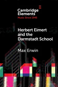 Herbert Eimert and the Darmstadt School_cover