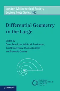 Differential Geometry in the Large_cover