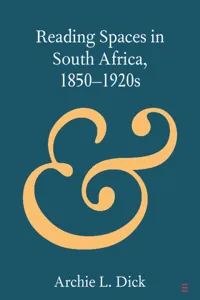 Reading Spaces in South Africa, 1850–1920s_cover