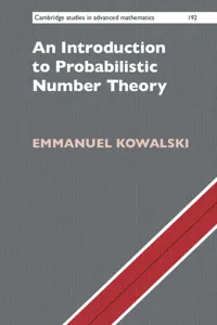 An Introduction to Probabilistic Number Theory_cover