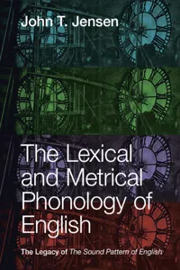 The Lexical and Metrical Phonology of English_cover