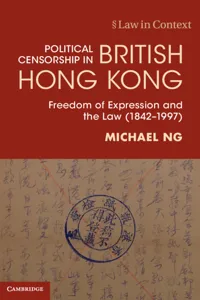 Political Censorship in British Hong Kong_cover