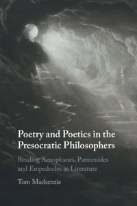 Poetry and Poetics in the Presocratic Philosophers_cover