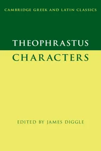 Theophrastus: Characters_cover