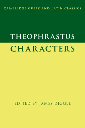 Theophrastus: Characters