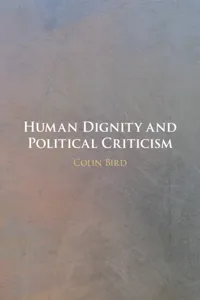 Human Dignity and Political Criticism_cover