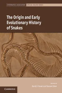 The Origin and Early Evolutionary History of Snakes_cover