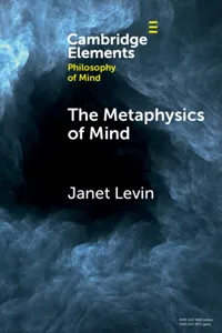 The Metaphysics of Mind_cover