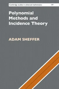 Polynomial Methods and Incidence Theory_cover