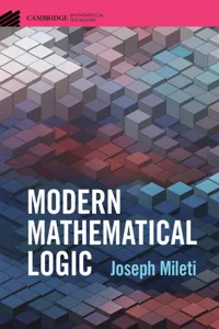 Modern Mathematical Logic_cover