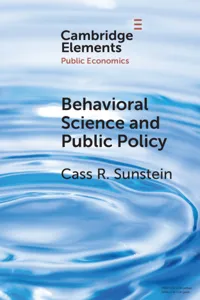 Behavioral Science and Public Policy_cover