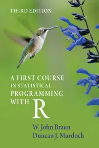 A First Course in Statistical Programming with R_cover