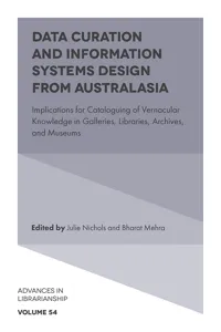 Data Curation and Information Systems Design from Australasia_cover