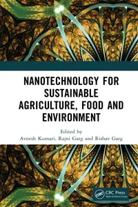 Nanotechnology for Sustainable Agriculture, Food and Environment_cover