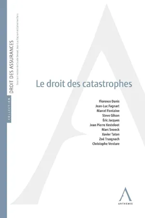 Le droit des catastrophes